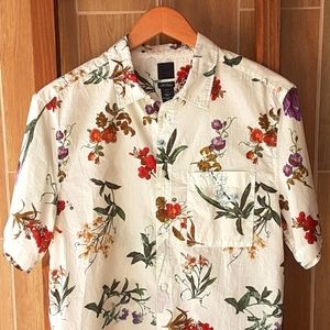 H&M Floral Button Down
